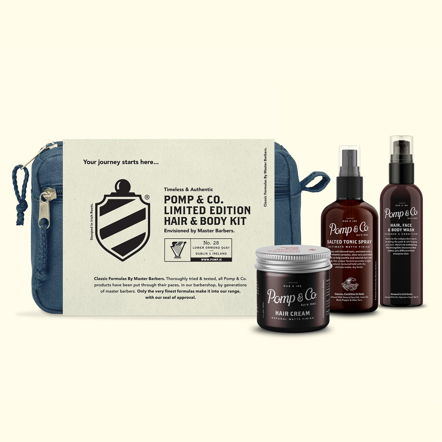 Travel Toiletries Dopp Kit - Hair & Body