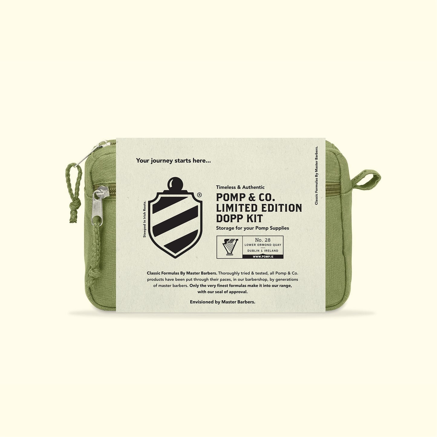 Toiletries Dopp Kit - GREEN (Wholesale)