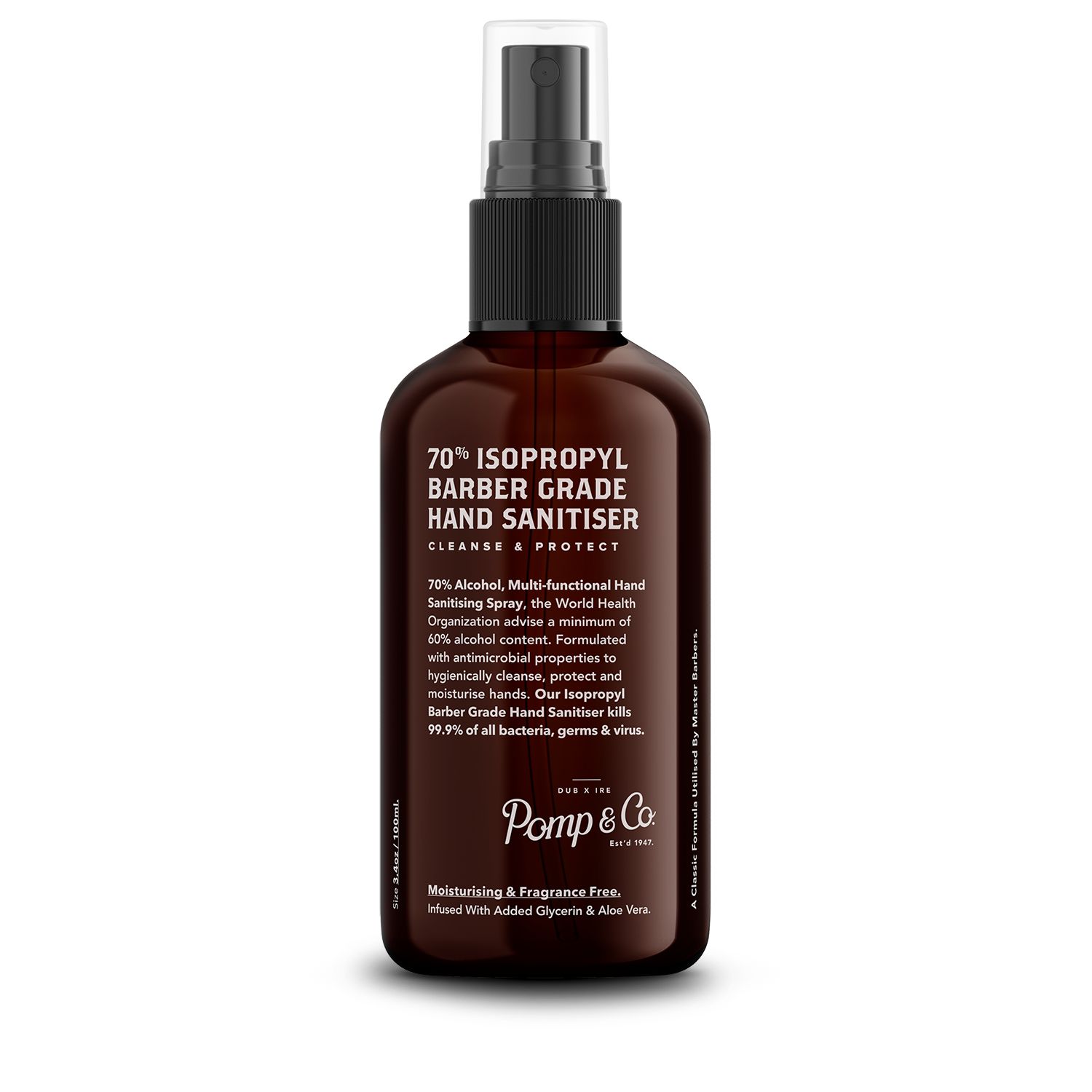 Barber Grade Hand Sanitiser | Pomp & Co.